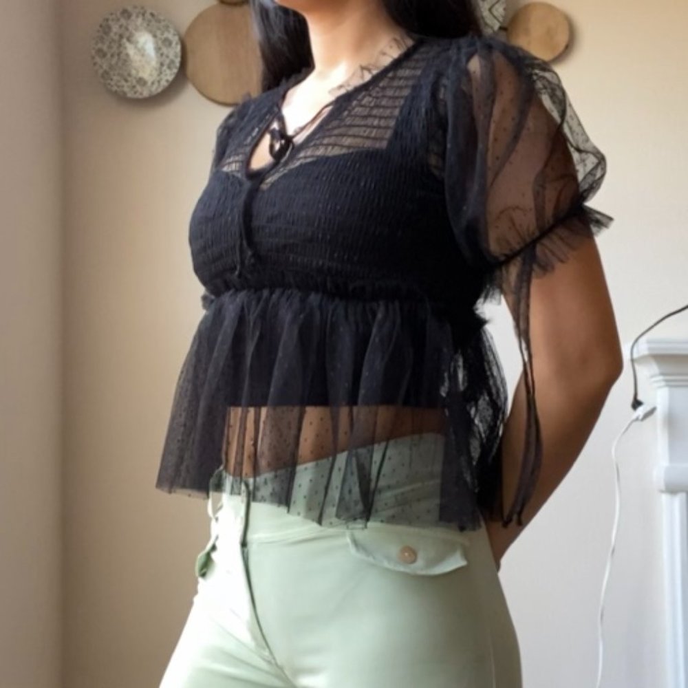 GOTH FAIRY TOP (2 PIECES)